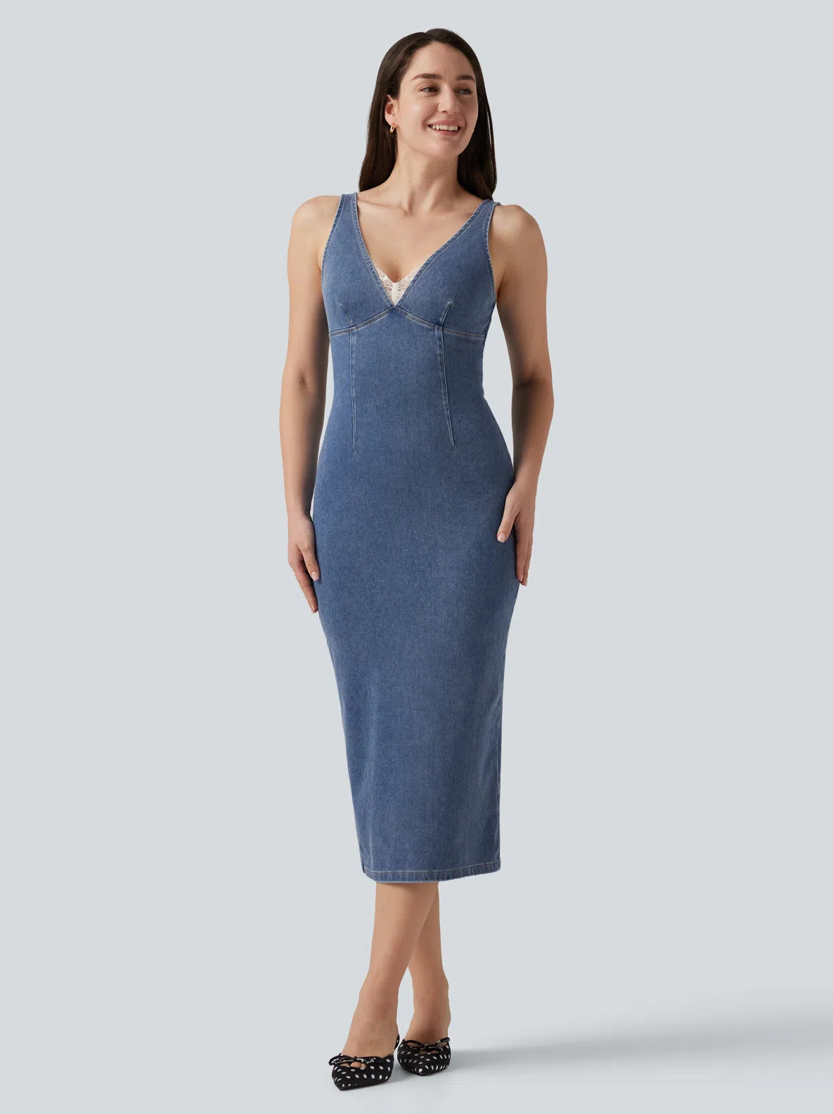 Denim dress